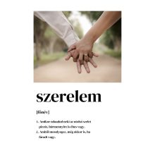 Szerelem definíció kép fehér kerettel