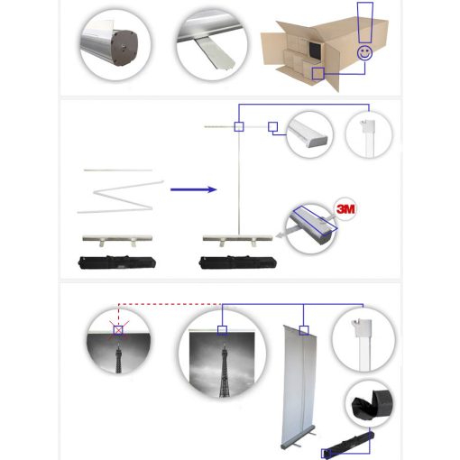 Roll-up (85x200) nyomattal