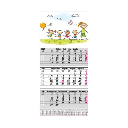 Speditőr naptár gyerekcsapat fejléccel