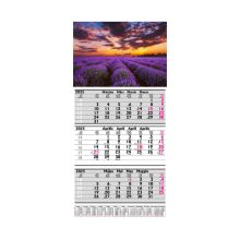 Speditőr naptár levendulás fejléccel (20-49 db)