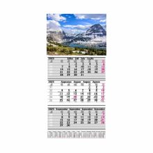 Speditőr naptár havas tájkép fejléccel (20-49 db)