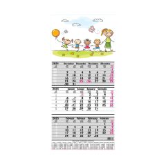 Speditőr naptár gyerekcsapat fejléccel (50 db-tól)