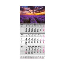 Speditőr naptár levendulás fejléccel (50 db-tól)