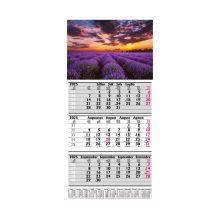 Speditőr naptár levendulás fejléccel (50 db-tól)